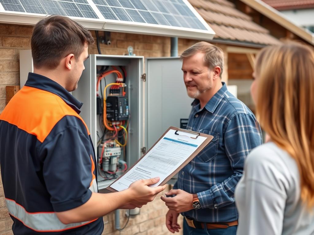 Abnahme einer Photovoltaikanlage durch den Netzbetreiber