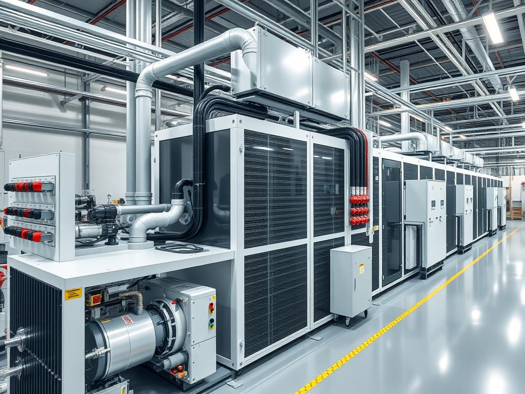 Energiespeichersystem zur Optimierung der Megawatt Energieanlagen Effizienz