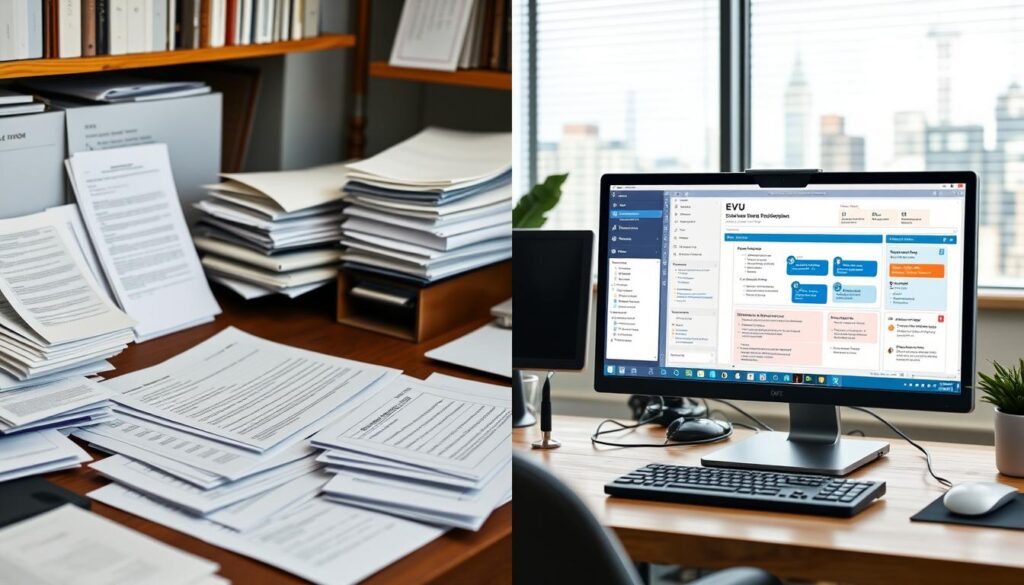 Vergleich zwischen traditioneller und digitaler EVU-Anmeldung