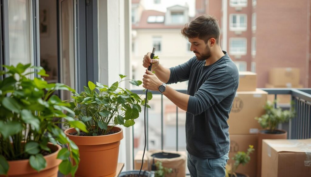 Abbau eines Balkonkraftwerks bei Auszug aus Mietwohnung