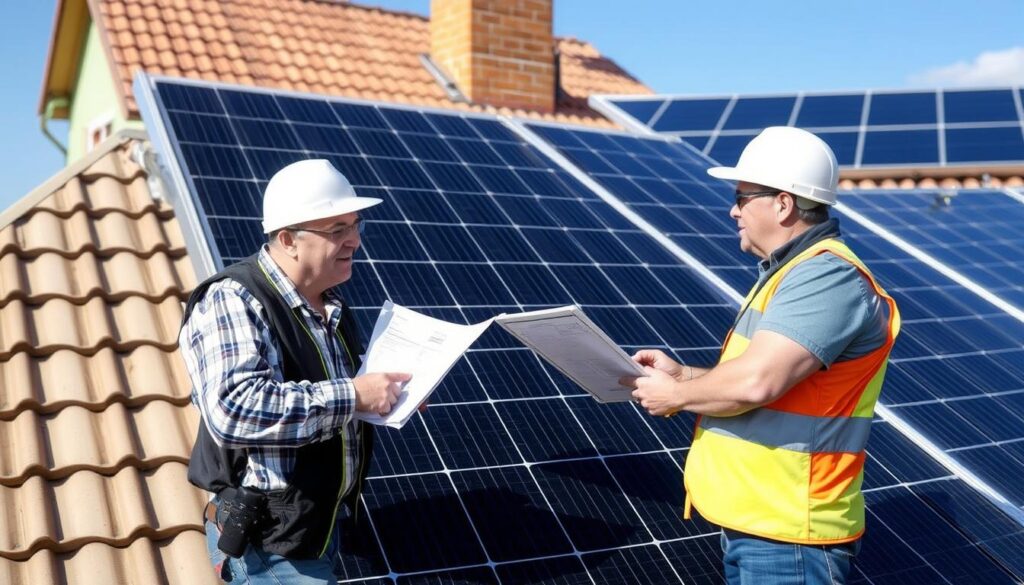 Erfolgreiche Abnahme einer PV-Anlage nach korrekter Statikberechnung