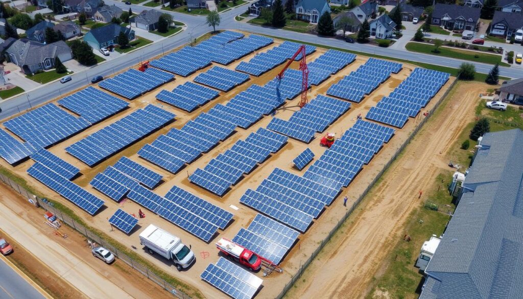 Großes Solarprojekt eines Stadtwerks in Zusammenarbeit mit Fachbetrieben