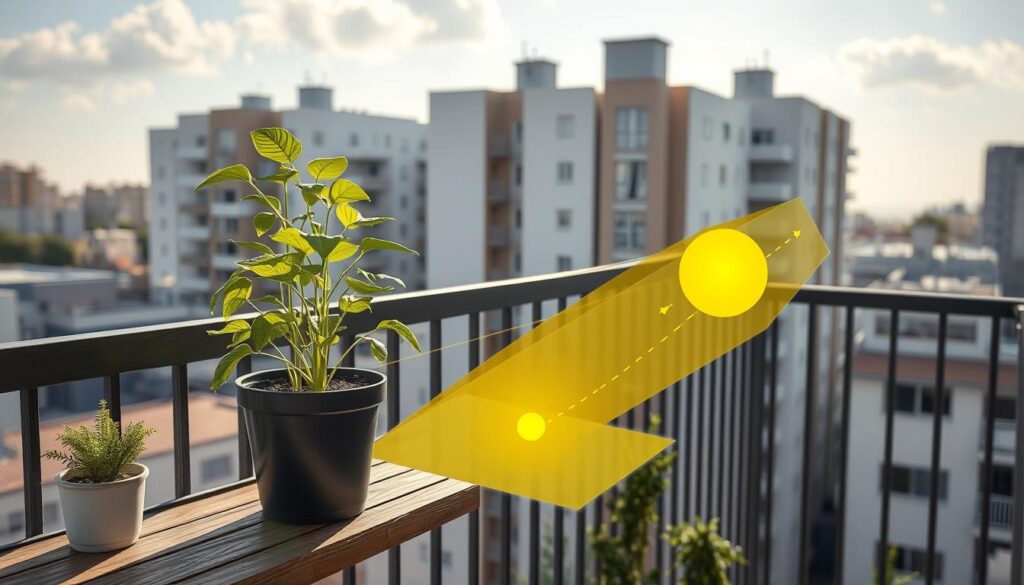 Optimale Ausrichtung eines Balkonkraftwerks zur Sonne