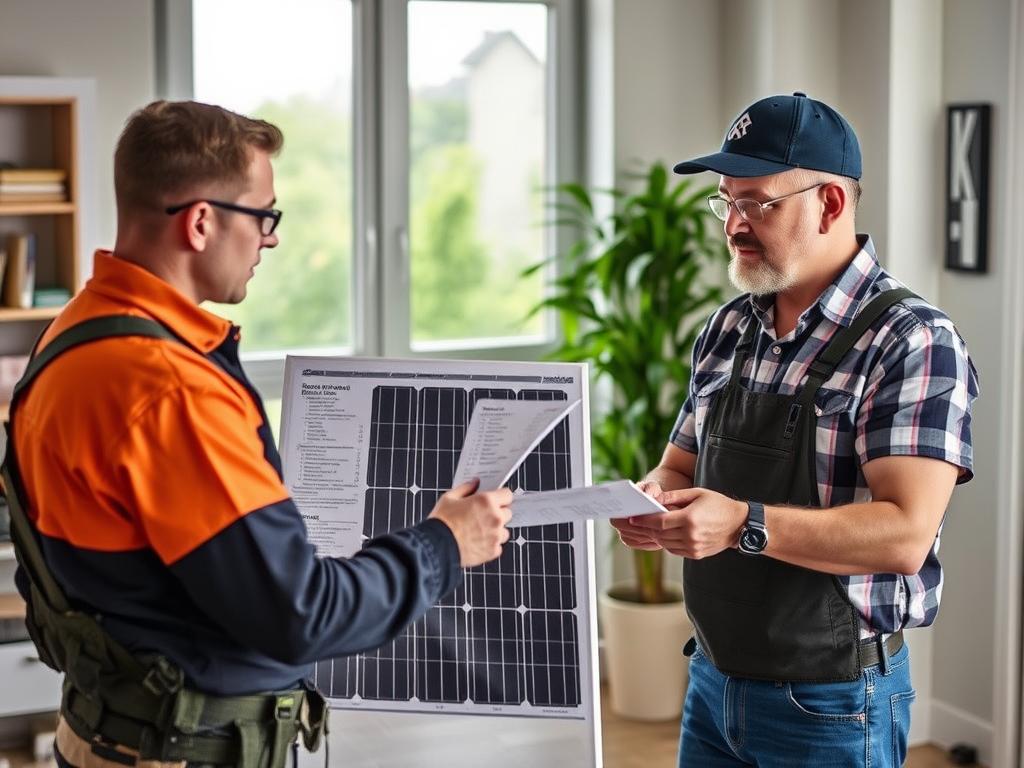Professionelle Beratung zur sicheren Montage eines Balkonkraftwerks