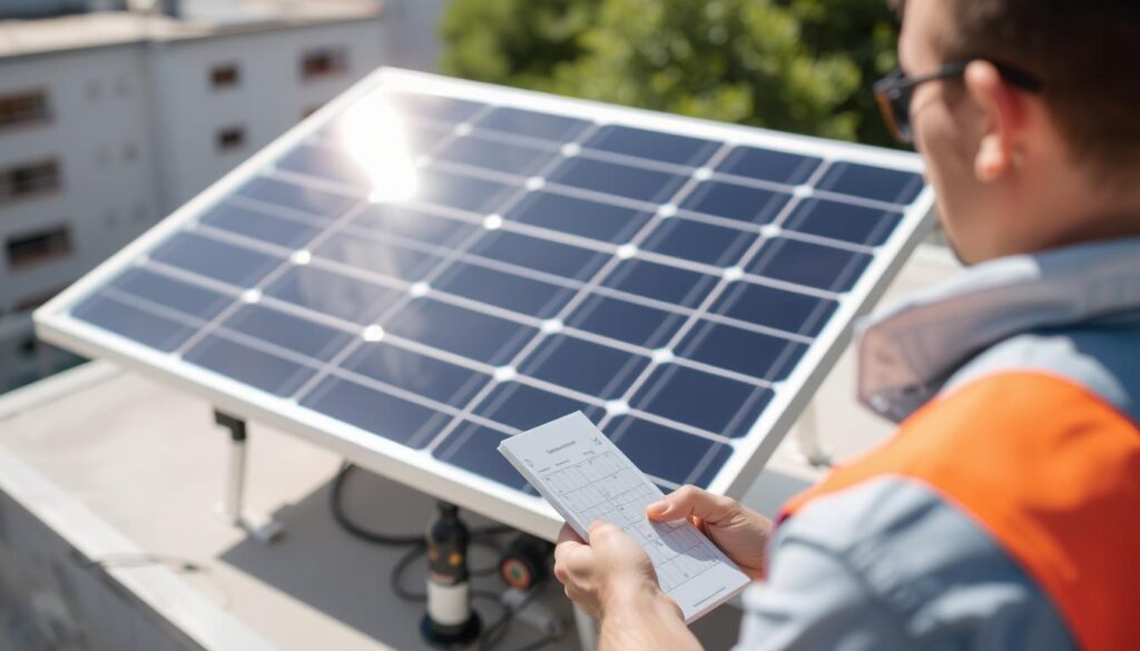 Sicherheitscheck nach der Montage eines Balkonkraftwerks