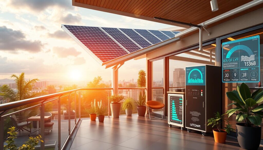 Zukunftsvision eines erweiterten Balkonkraftwerk 800 W Systems mit Speicher